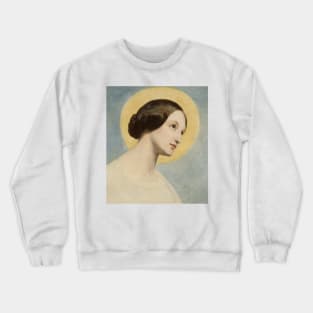 Portrait of Eliza Krasinska by Ary Scheffer Crewneck Sweatshirt